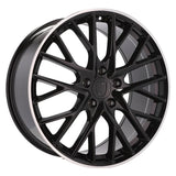 Replica for PORSCHE 5541 Gloss Black Diamond Lip  21*11