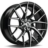 79Wheels SCF-G BLACK POLISH FACE 15*7