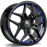 79Wheels SV-B GLOSS BLACK BLUE BARELL 20*10