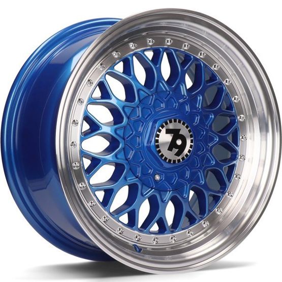 79Wheels SV-E BLUE POLISHED LIP 16*7