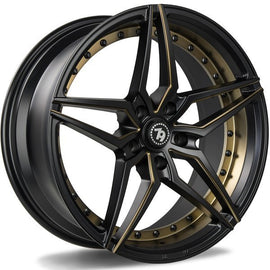 79Wheels SV-AR MATT BLACK GOLD MILL 20*9