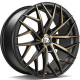 79Wheels SV-C GLOSS BLACK GOLD FACE 17*7,5