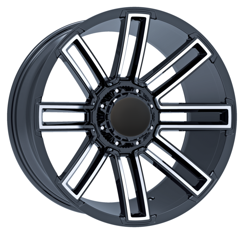 Replica for 4x4 IWX03/2 Black Polish 20*10