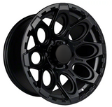 Replica 4x4 8004 Black Matt Polished 17*9