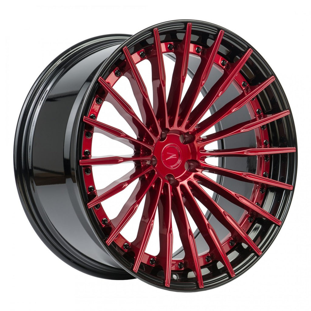 Z Performance ZP.MODULAR 2 Red Centers Gloss Black Lip 20*9