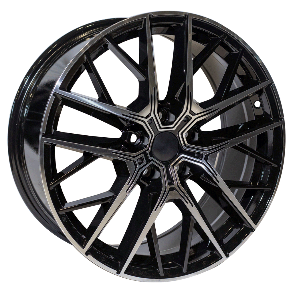 Replica for BMW 8392 Black Polish 19*8