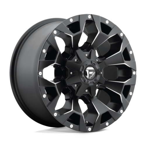 Fuel 1PC D546 Assault Matt Black Milled 17x8.5 4X4