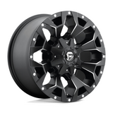 Fuel 1PC D546 Assault Matt Black Milled 17x9 4X4