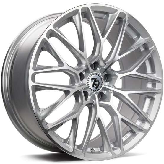 79Wheels SV-P SILVER POLISHED FACE 18*8