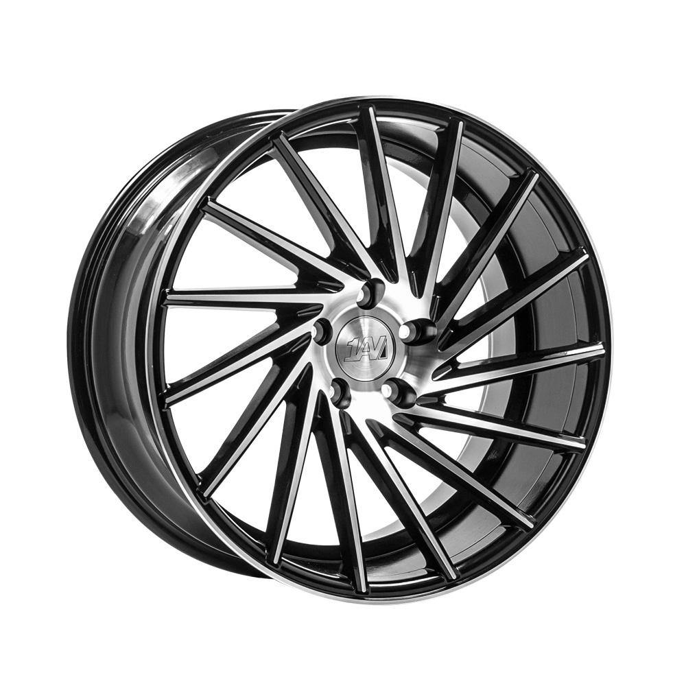 1AV WHEELS ZX1 SILVER &amp; POLISHED  18*8 - D-elastikashop