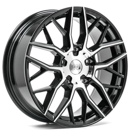 1AV WHEELS ZX11T TRANSIT Black Polish 20*8