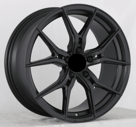 Replica for AUDI IW07 Black Matt 18*8 - D-elastikashop.gr