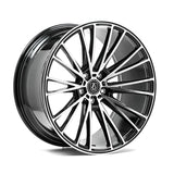 AXE WHEELS CF2 GLOSS BLACK & POLISHED 22*9