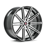 AXE WHEELS EX15 BLACK & POLISHED 20*9