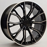 Replica for BMW 290 Black Polish 19*9.5