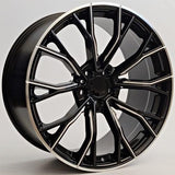 Replica for BMW 290 Black Polish 19*8.5