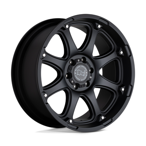 Black Rhino Glamis Matt Black 17*9  4*4