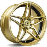 79Wheels SV-A GLOSS GOLD BLACK MILL 18*8