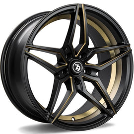 79Wheels SV-A MATT BLACK GOLD MILL 18*9