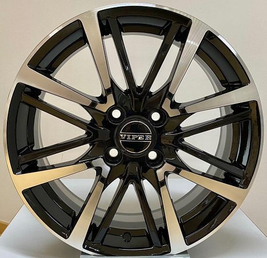 Viper Wheels B-216 Black Diamond 16*6 - D-elastikashop.gr
