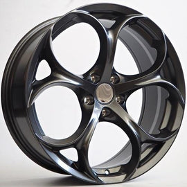 Replica for Alfa Romeo 583 Hyper Black 17*7.5 - D-elastikashop