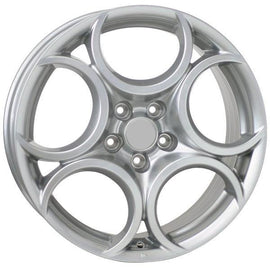 Replica for Alfa Romeo 582 Silver 17*7.5 - D-elastikashop