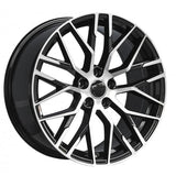 Replica for AUDI 1373 Black Polish 22*9.5