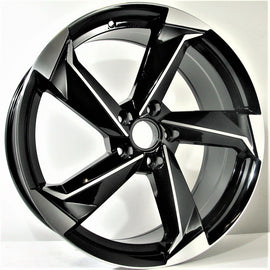 Replica for AUDI 5185 Black Polish 18*8 - D-elastikashop