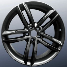 Replica for AUDI 555 Matt Black 19*8.5 - D-elastikashop