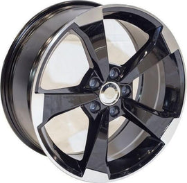 Replica for AUDI 5612 Black Polish 17*7.5 - D-elastikashop.gr