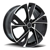 Replica for AUDI 5671 Black Polish 20*9