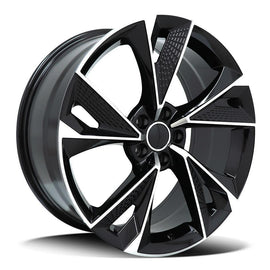 Replica for AUDI 5671 Black Polish 17*7.5 - D-elastikashop.gr