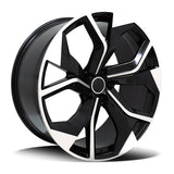 Replica for AUDI 5673 Black Polish 21*9.5