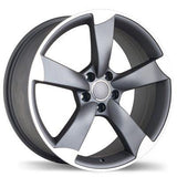 Replica for AUDI 661 Anthracite Polish 19*8.5