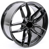 Replica AUDI MERCEDES SEAT SKODA VW 8029 Gloss Black 19*8