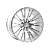 AXE WHEELS CF2 GLOSS SILVER & POLISHED 21*10,5