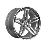 AXE WHEELS EX11 SILVER POLISHED & STAINLESS LIP 19*9,5