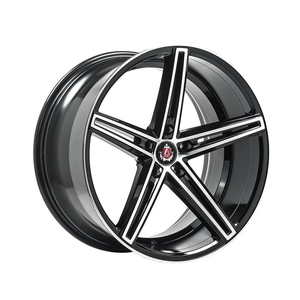 AXE WHEELS EX14 BLACK &amp; POLISHED 19*9,5 - D-elastikashop