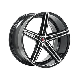 AXE WHEELS EX14 BLACK & POLISHED 18*8 - D-elastikashop