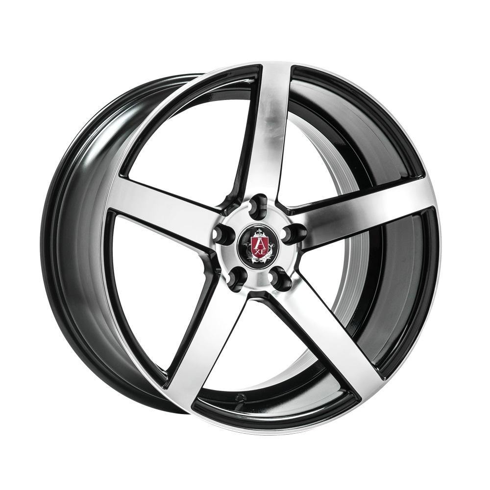 AXE WHEELS EX18 BLACK &amp; POLISHED 19*8,5 - D-elastikashop