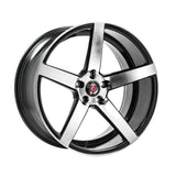 AXE WHEELS EX18 BLACK & POLISHED 19*8,5
