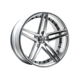 AXE WHEELS EX20 SILVER POLISHED FACE & BARREL 19*8,5 - D-elastikashop