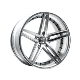 AXE WHEELS EX20 SILVER POLISHED FACE & BARREL 20*10