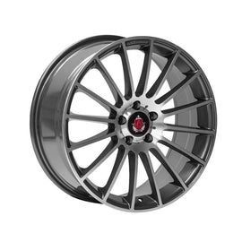 AXE WHEELS EX23 GUNMETAL & POLISHED 18*8 - D-elastikashop