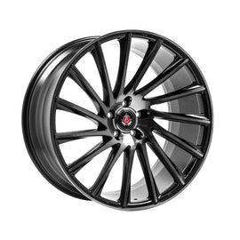 AXE WHEELS EX32 BLACK POLISHED FACE & TINTED 22*9 - D-elastikashop