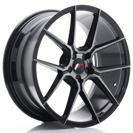 Japan Racing Wheels JR30 Black Brushed Tinted Face 19*8.5