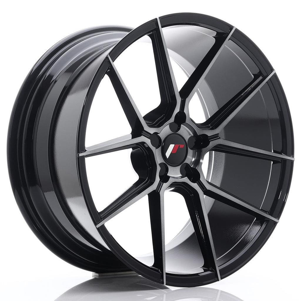 Japan Racing Wheels JR30 Black Brushed Tinted Face 20*10