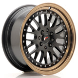 Japan Racing Wheels JR10 Matt Black Bronze Lip 16*7