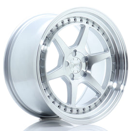 Japan Racing Wheels JR43 BLANK Silver w/Machined Face 18*9.5