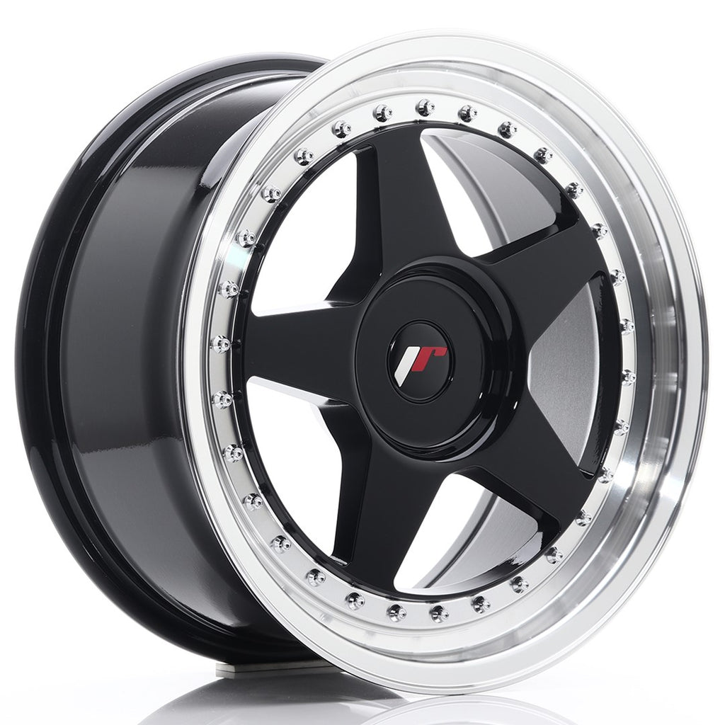 Japan Racing Wheels JR6 Glossy Black 17*8